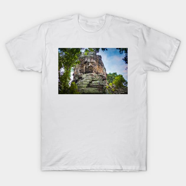 Angkor Thom faces T-Shirt by dags